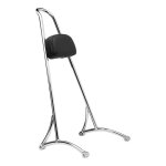 Sissy bar fixe burly brand 20 (51 cm) avec dosseret harley david