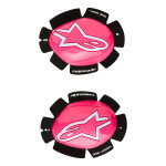 Sliders genoux alpinestars gp plus pink fluo / white
