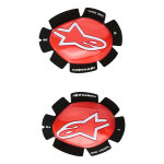 Sliders genoux alpinestars gp plus red / white