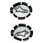 Sliders genoux alpinestars gp tech white / black