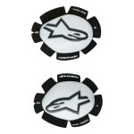 Sliders genoux alpinestars gp plus white / black