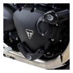 Slider moteur droit r&g racing noir triumph bonneville t120 16 - 18