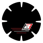 Sticker de carter d'embrayage blackbird gas gas mc 250 21 - 23