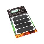 Stickers de casque r�fl�chissant noir