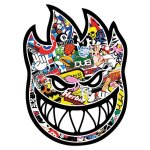 Stickers t4 tune face fire bomb