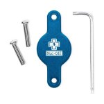 Support antivol muc - off holder apple air tag porte - bidon bleu