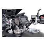 Support gps sw - motech gris antichoc pour guidon 28 mm
