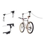 Support plafond vélo mottez système à poulie noir Support plafond vélo mottez système à poulie noir