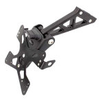 Support de plaque evotech noir ducati 848 08 - 14