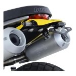 Support de plaque d immatriculation r&g racing noir ducati scrambler