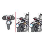 Support pour sacoches cavali�re givi remove - x � liaison rapide trium