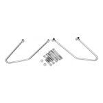 Supports de sacoches lat�rales harley davidson dyna wide glide chrome