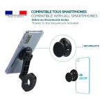 Support de smartphone mobilis u. fix pour moto