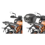 Support de top case givi monorack ktm 125 / 390 duke 17 - 23