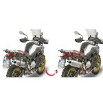 Supports pour valises lat�rales � liaison rapide givi bmw f 750 gs 1