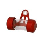 Support vignette d assurance rouge blackway tubulaire court alu