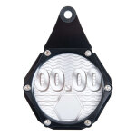Support de vignette oxford hexagone noir