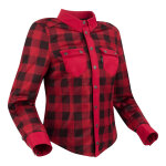 Sur - chemise femme segura lady jovan noir / rouge - t0