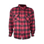 Sur - chemise harisson sweep carreaux noir / rouge - s