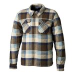 Sur - chemise moto rst brushed marron - l