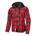 Sur - chemise textile  capuche held lumberjack ii noir / rouge - s