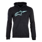 Sweat � capuche alpinestars ageless ii noir / turquoise - s