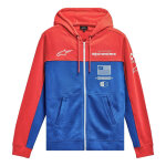 Sweat  capuche alpinestars h block rouge / bleu - xl