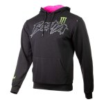 Sweat � capuche enea bastianini monter energy 23 noir / rose 2023 - l