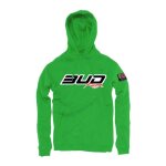 Sweat � capuche enfant bud logo vert - 8 ans