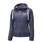 Sweat capuche femme zip - hoodie 46 bleu marine - xs