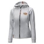 Sweat capuche femme zip - hoodie 46 gris - xs