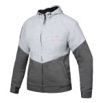 Sweat � capuche moto femme ixon touchdown lady gris / argent / fuschia - x