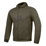 Sweat � capuche moto ixon touchdown kaki / noir - 4xl