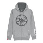 Sweat � capuche zip� enfant kini red bull ritzel gris - xs