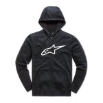 Sweat  capuche zipp alpinestars ageless ii noir / blanc - s