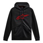 Sweat à capuche zippé alpinestars ageless ii noir / rouge - 2xl Sweat à capuche zippé alpinestars ageless ii noir / rouge - 2xl