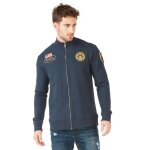 Sweat � capuche zipp� von dutch tuscon bleu - xl