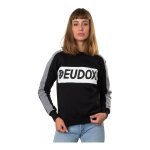 Sweat femme eudoxie gris / blanc - m