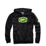 Sweat zip capuche enfant 100% syndicate noir - l