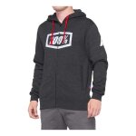 Sweat zipp  capuche 100 % syndicate noir - s