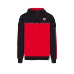 Sweat zipp  capuche ducati racing corse noir / rouge - s