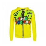Sweat zippé à capuche enfant vr46 valentino rossi the doctor jaune 2 Sweat zippé à capuche enfant vr46 valentino rossi the doctor jaune 2