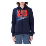 Sweat zipp� � capuche fabio quartararo cyber 20 bleu 2023 - xl