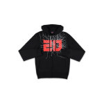 Sweat zipp  capuche fabio quartararo cyber 20 noir / rouge - s