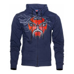 Sweat zipp  capuche fabio quartararo diablo bleu / rouge - s