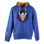 Sweat zipp  capuche kini red bull hex bleu - xs