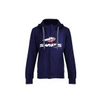 Sweat zipp� � capuche swaps bleu - l