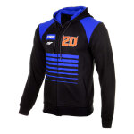 Sweat zipp� � capuche yamaha factory fq20 noir / bleu 2023 - l