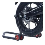Tampons de bras oscillant r&g racing noir sur platine honda cb 300 r n