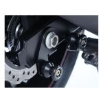 Tampons de bras oscillant r&g racing noir sur platine suzuki gsx - s 750